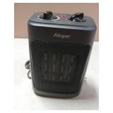 Space Heater, 1500W Electric Heaters Indoor Portable with Thermostat, PTC Fast Heating Ceramic Room Small Heater with Heating and Fan Modes for Bedroom, Office and Indoor Use - Retail: $25