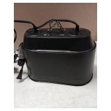 REPTI ZOO Dual Reptile Light Fixture 2 in 1 Deep Dome Lamp Fixture, Double-Layer Connectable Design Reptile Heat Lighting Lamp Fixture with Independent Switches, Max 200W - Retail: $47