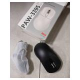 MANBASNAKE Attack Shark X3 Wireless Gaming Mouse, 49g Lightweight Triple Mode Ergonomic Computer Mouse, PAW3395 26K DPI Sensor, 200h Battery Life, Griptape Programmable Buttons for PC/Laptop/Mac/Win -