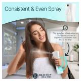 BeautifyBeauties Spray Bottle For Hair Continuous Mister Spray Bottle for Hairstyling, Cleaning, Plants, Pets, Barbers, Salons, Essential Oil Scents (10.1 Ounce) - Retail: $8