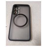 TOCOL for Samsung Galaxy S25 Case, Upgraded Full Camera Protection, Compatible with Magsafe, Drop Protection Slim Magnetic Matte Back Cover for Galaxy S25 6.2-Inch (Black) - Retail: $10