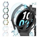 Rc-Z Screen Protector Case for Samsung Galaxy Watch 5/4 44mm, [6+6Pack] Bumper & Face Cover Replacement for Galaxy Watch 5/4 44mm Accessories - Retail: $8