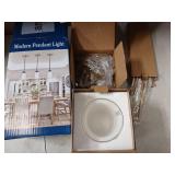 TENGXIN Modern Pendant Light, Brushed Gold Modern Pendant Light for Kitchen Island, Hanging Ceiling Light Fixture, Farmhouse Pendant Lighting for Dining Room Bedroom Bar Office,TXPLBG02 - Retail: $43