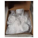 Treela 40 Pieces Ceramic Butter Warmers Set Included Butter Warmers Melter and 32 Tealight Candles for Chocolate Cheese Fondue Crab Lobster Microwave Oven Safe - Retail: $44