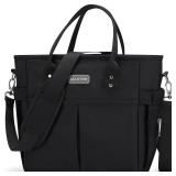 MAXTOP Lunch Bag Women for Work Insulated Thermal Lunch Box for Men with Wide-Open Pocket Reusable Leakproof Cooler Bags with Removable Shoulder Strap for Teacher Nurse Office Picnic Travel Black - Re