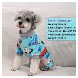 4 Pack Dog Pajamas Soft Lightweight Dog Recovery Suit Onesie Clothes for Small Medium Large Female Pet Boys Girls Dogs Cats - Retail: $20