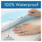 Twin XL Mattress Protector Waterproof Breathable Terry Premium Fitted up to 14