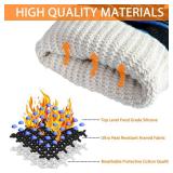 1472°F Extreme Heat Resistant Gloves for Grill BBQ, Oven Gloves for Cooking, Grilling, Baking, and Camping Oven Mitts with Fingers for Kitchen, Smoker, Cast Iron, Fire Pit, Pizza, Fryer, Barbecue - R