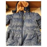 ZITY Winter Coats for Boys Sherpa Jacket Puffer Fleece Lined Waterproof Warm Hooded Coat Quilted Jackets with Detachable Hood - Retail: $63