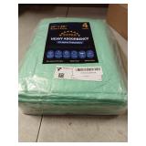 FYGRIP 4 Pack 36 x 36 Extra Heavy Absorbency Washable Underpads, Waterproof Quick Drying Nursing Incontinence Reusable Washable Bed Pee Pads for Dogs, Diaper Changing & Adults, Green - Retail: $28