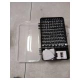 115-Piece Small Precision Screwdriver Set Household Home Repair Tool Kit for Phone, Computer, Watch, Console, Eyeglass, Electronic - Retail: $71