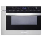 Cosmo 24 in. Haven Collection 1.2 cu. ft. Built-in Microwave Drawer, Touch Controls, Defrosting Rack in Stainless Steel - Retail: $930
