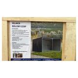 SDLANCH Galvanized Metal Livestock Shed SDLGM1220F