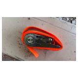 Qty 50 - Orange Ratchet Tie Down Straps 2.5cm x 3m
