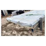 White GALVANIZED CORRUGATED STEEL SHEET-50psc