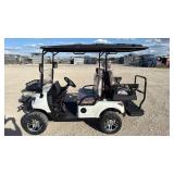 2025 Star SDLGC80 Electric Golf Cart with Custom Features - White