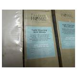 3) Light Filtering Mini Blinds (Alabaster)