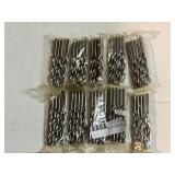 50) 17/64 HSS Drill Bits