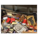 Plastic Crate With Misc. Hardware