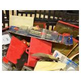 Plastic Crate With Misc. Hardware