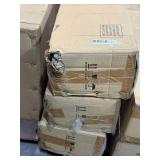 Forcast 4-Light Satin Nickel Bathroom Vanity Light #F4507-3LE1 (3-Pieces)