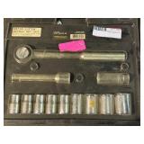 True Craft 1/2 Drive 12 Piece Metric Socket Set