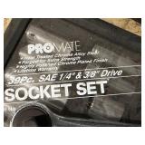 Promate 40 Piece Socket Set-3/8 & 1/4 Drive (Includes 3/8 Ratchet)