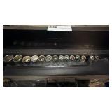 14 Piece 1/2 Drive Metric Socket Set In Metal Case (Sockets & Case Only)