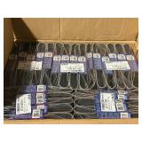 10 Sleeves Of 50-Grit 4"x 24" Sanding Belts (10 Belts Per Sleeve)