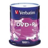 Verbatim 95098 120 Min 4.7 GB 16X DVD-R Recordable Disks Spindle  100 Pack