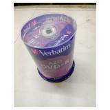 Verbatim 95098 120 Min 4.7 GB 16X DVD-R Recordable Disks Spindle  100 Pack