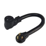 PLIS NEMA 6-50P to 14-50R with Handle Welder Welding Dryer EV Charger Power Cord Adapter Adaptor Connector,250V,50 Amp,1.5FT