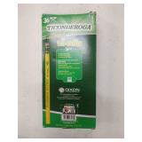 Ticonderoga My First Tri-Write Primary Size No. 2 Pencils with Eraser  Box of 36