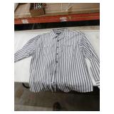 Contender Striped Button Up - 2XL