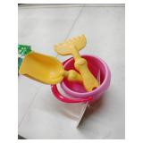 Beach Toys Pail, Shovel, and Rake