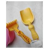 Beach Toys Pail, Shovel, and Rake