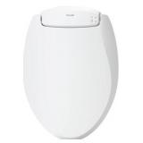 Brondell L60-EW LumaWarm Heated Nightlight Elongated Toilet Seat