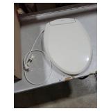 Brondell L60-EW LumaWarm Heated Nightlight Elongated Toilet Seat