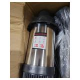 Pond Fountain Aerator, 1HP 16000 GPH 750W 110V/120V Stainless Steel Floating Fountain Pump With 100ft Power Cord & Rope & Timer for Small Large Outdoor Ponds & Lakes