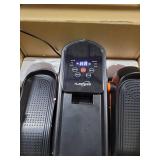 Under Desk Elliptical Machine, Electric Seated Pedal Exerciser, Min Leg Exerciser with Remote, 12 Level Speeds, Forward & Reverse Direction, Manual & Auto Mode for Home Office powers on