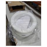 Carex Toilet Seat Riser, Elongated Raised Toilet Seat Adds 3.5 inches to Toilet Height, for Assistance Bending or Sitting, 300 Pound Weight Capacity Toilet Riser