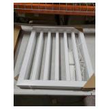 Dog Gate Indoor, Freestanding Dog Fence for The House, Doorways, Hallways,or Stairs,Pet Gate Foldable Wooden,Expandable 24\" Height 4 Panels,White