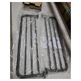 30 Inch Towel Rack with Towel Bar Holder, 2-Tier Stainless Steel Towel Shelf for Bathroom & Lavatory Wall Mounted (Black) no hardware