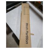 Mesh Room Partition gate, height 33\"x150\" black