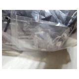 Mesh Room Partition gate, height 33\"x150\" black