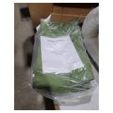 Honeycomb Outdoor Heritage Deep Seat, 24 x 23, Textured Solid Artichoke Green Chair Cushion with Removable Cover, for Patio Furniture