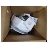 Raised Toilet Seat with Handles, Adjustable Height, Add 5.5 inches,Elongated Toilet Seat Risers for Seniors,Non-Slip Removable Padded Arms, 300lbs, Fit Any Toilet, White