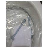 Carex Toilet Seat Riser, Elongated Raised Toilet Seat Adds 3.5 inches to Toilet Height,