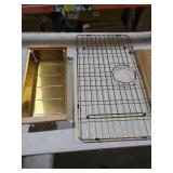 Sink accessories color gold