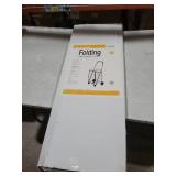 DMI Utility Cart with Wheels to be used for Shopping, Grocery, Laundry and Stair Climber Cart, Weighs 7.5 Pounds but holds up to 90 Pounds, Compact and Foldable, Black